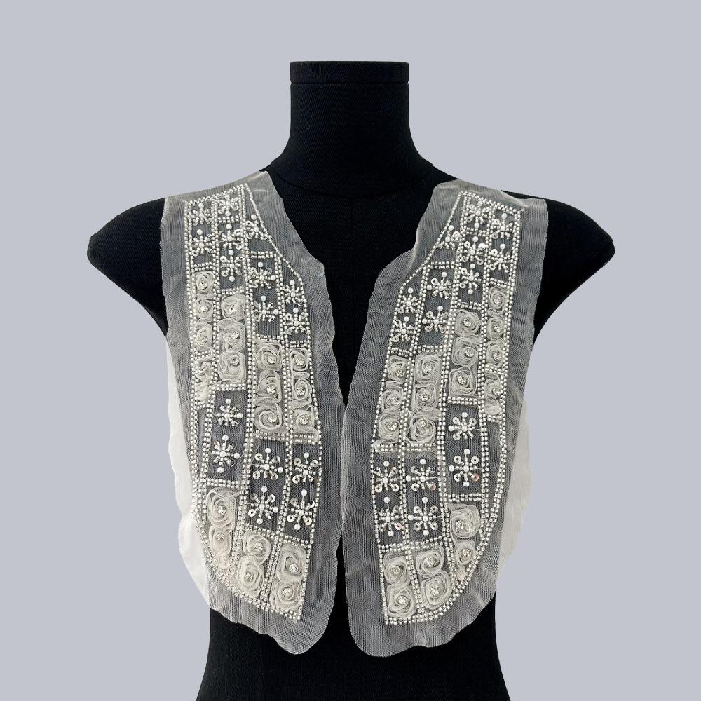 Lace Matching Beaded Black Front Collar Mesh Dress Decoration New Brooch Accessories F
Lace Matching Beaded Black Front Collar Mesh Dress Decoration New Brooch Accessories F