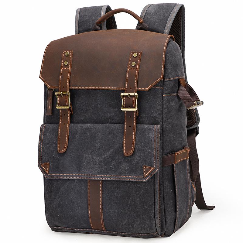 Seven-Color Cotton Shoulder Photo Bag Canvas Slr Camera Bag Waterproof Dye Leisure Backpack Travel Camera Portable темно-сірий
Seven-Color Cotton Shoulder Photo Bag Canvas Slr Camera Bag Waterproof Dye Leisure Backpack Travel Camera Portable темно-сірий