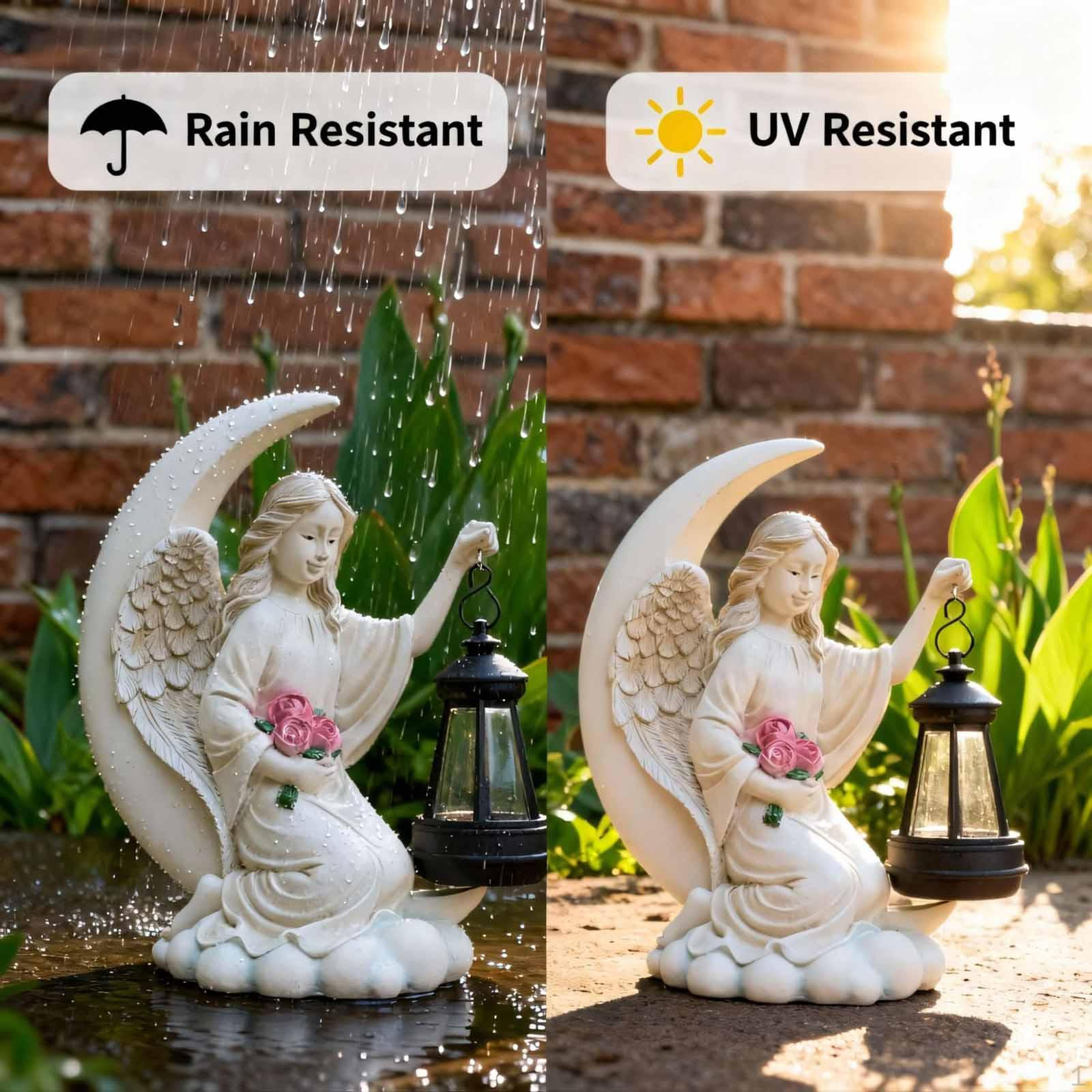 Statue Solar Light Outdoor Figurine Lantern Weatherproof Lamp Resin Moon Sculpture for Mom
Statue Solar Light Outdoor Figurine Lantern Weatherproof Lamp Resin Moon Sculpture for Mom