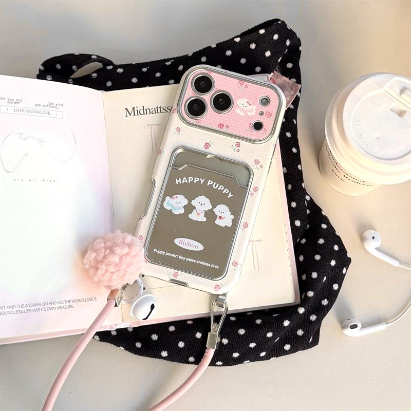 Pink Floral Puppy Card Holder Insert for iPhone 17/16 Pro Max/15/14 Case Apple 15 Pro
Pink Floral Puppy Card Holder Insert for iPhone 17/16 Pro Max/15/14 Case Apple 15 Pro