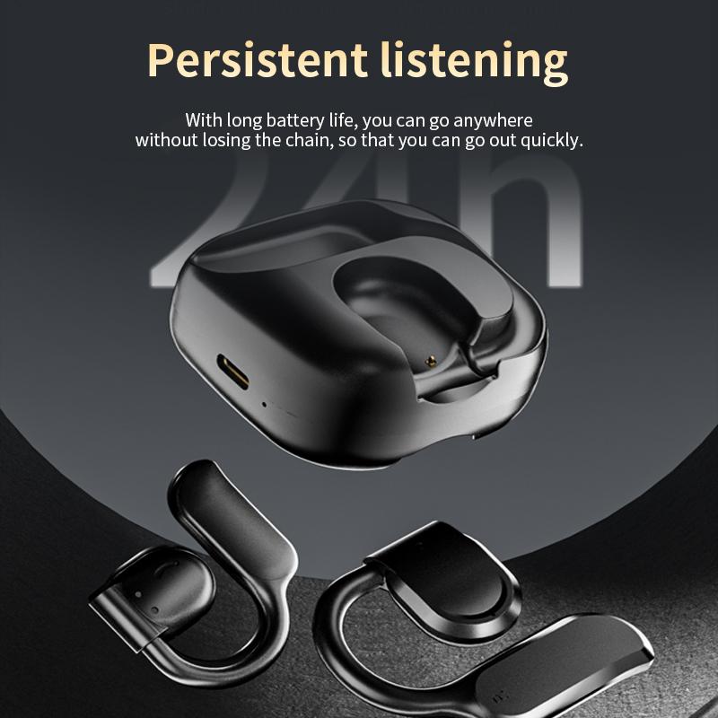 GT05 Bone Conduction Wireless Headphone Sports Earphone Ear Hook Bluetooth-compatible Headset Black
GT05 Bone Conduction Wireless Headphone Sports Earphone Ear Hook Bluetooth-compatible Headset Black