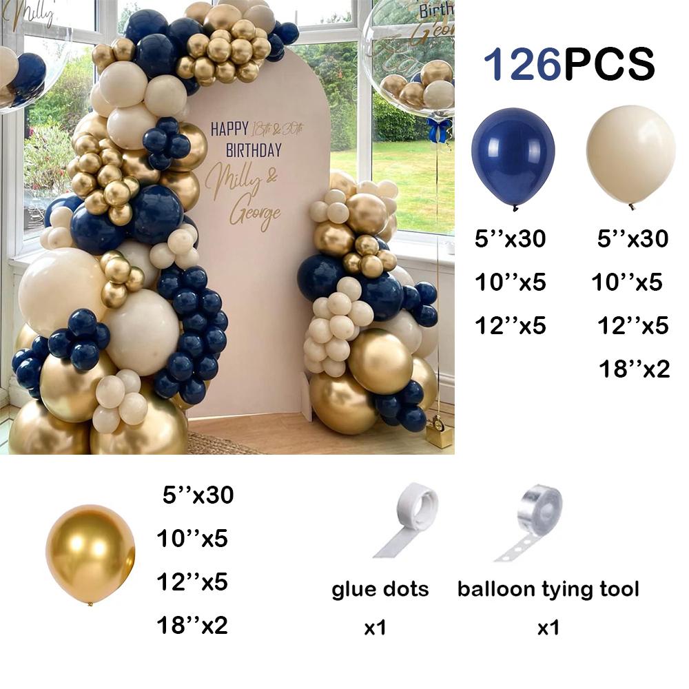 Navy Blue Balloon Arch Garland Kit White Sand Metallic Gold Balloons Wedding Decor Graduation Birthday Party Decoration Supplies
Navy Blue Balloon Arch Garland Kit White Sand Metallic Gold Balloons Wedding Decor Graduation Birthday Party Decoration Supplies