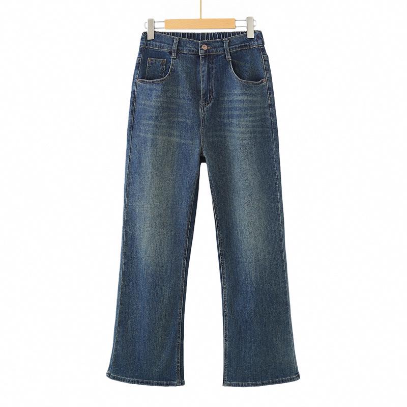 2026 Spring Plus Size High Waist Slimming Jeans, Elastic Waist Slight Flare Pants for Women and Girls XL темно-синього кольору
2026 Spring Plus Size High Waist Slimming Jeans, Elastic Waist Slight Flare Pants for Women and Girls XL темно-синього кольору