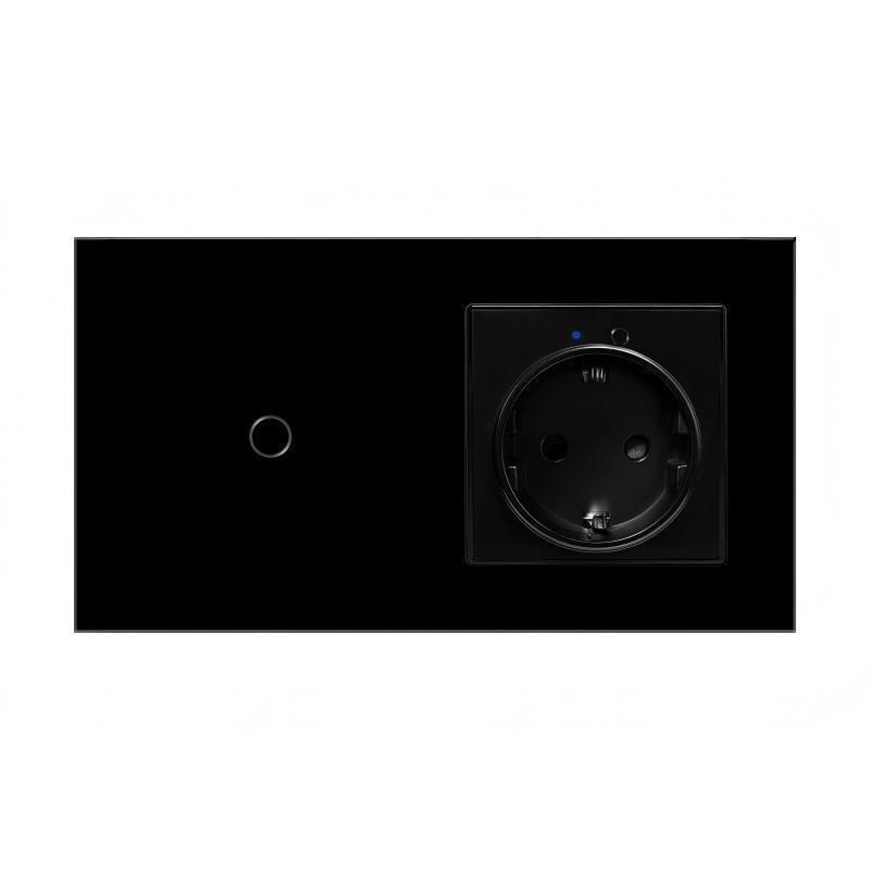 Zigbee Smart Switch Socket with Alice Voice Control & Tempered Glass Panel
Zigbee Smart Switch Socket with Alice Voice Control & Tempered Glass Panel