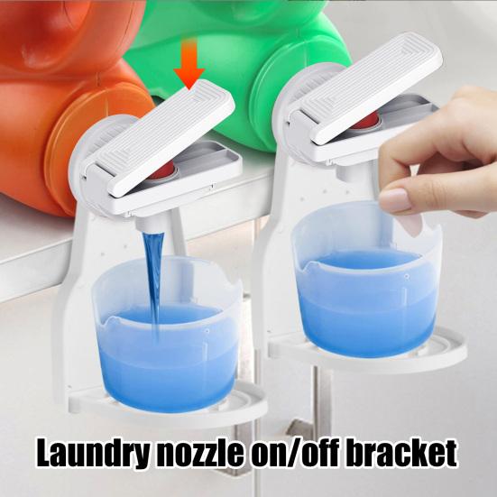 Laundry Detergent Dispenser with Nozzle Switch Easy Installation Labor-Saving Laundry Detergent Cup Holder Drip Tray Set A
Laundry Detergent Dispenser with Nozzle Switch Easy Installation Labor-Saving Laundry Detergent Cup Holder Drip Tray Set A