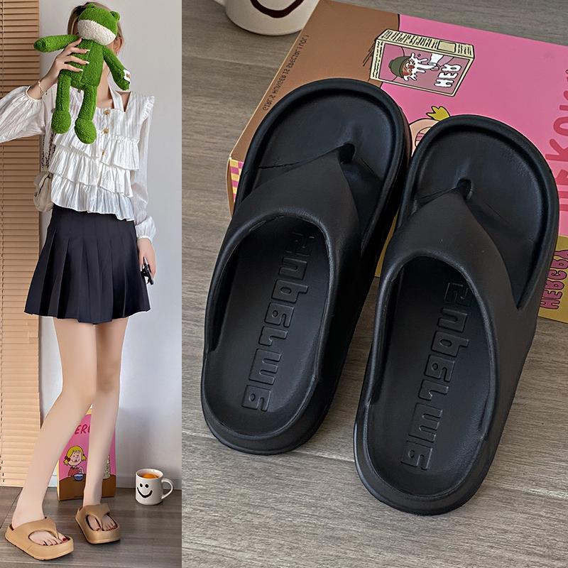 EVA thick-soled flip-flops women s summer outer wear new soft-soled non-slip solid color splint slippers beach shoes 36/37
EVA thick-soled flip-flops women s summer outer wear new soft-soled non-slip solid color splint slippers beach shoes 36/37