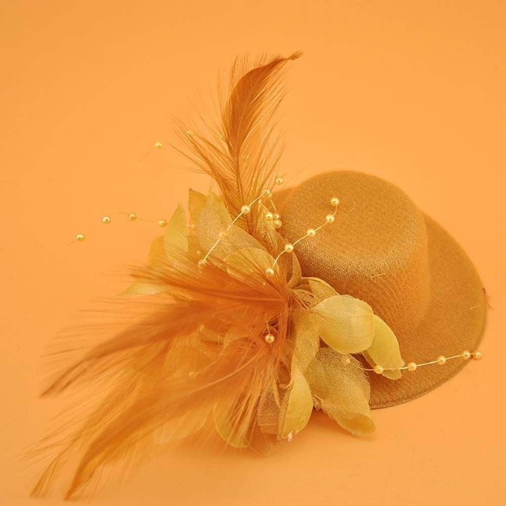 Exquisite Mini Fascinator Hair Clip Mesh Hair Accessories for Girls Stage Performance темно-желтого
Exquisite Mini Fascinator Hair Clip Mesh Hair Accessories for Girls Stage Performance темно-желтого
