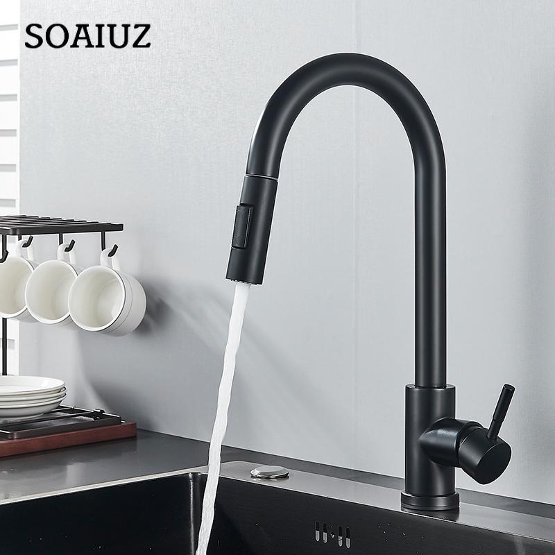 Выдвижные кухонные смесители с вращением на 360 градусов, смеситель для кухни, однорычажный смеситель для кухонной мойки, кран для холодной и горячей воды
Выдвижные кухонные смесители с вращением на 360 градусов, смеситель для кухни, однорычажный смеситель для кухонной мойки, кран для холодной и горячей воды