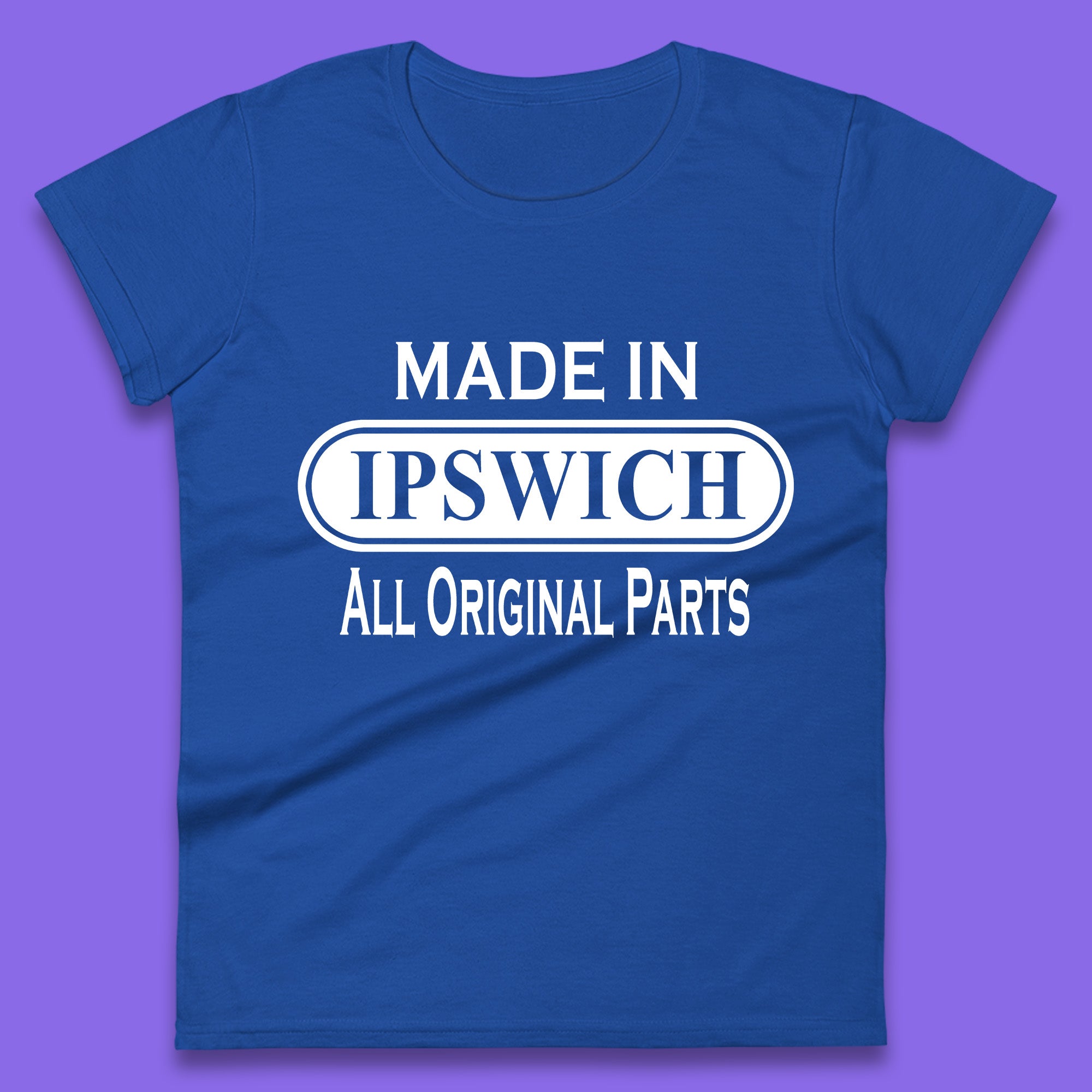 Made In Ipswich All Original Parts Vintage Retro Birthday Town in Suffolk, England Gift Womens Tee T Shirt Mens Tops Unisex Top 2XL
Made In Ipswich All Original Parts Vintage Retro Birthday Town in Suffolk, England Gift Womens Tee T Shirt Mens Tops Unisex Top 2XL