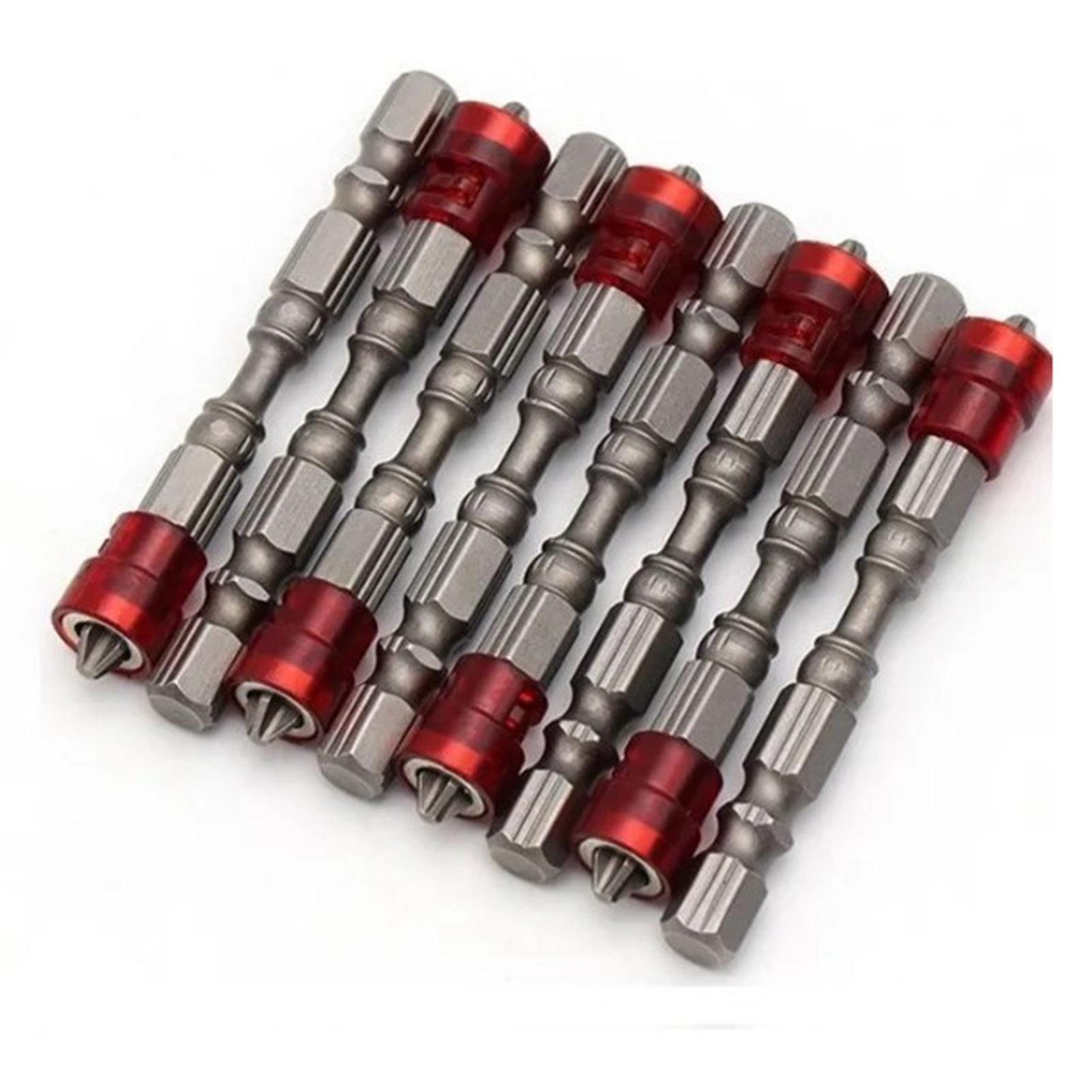10 Pcs Screwdriver Bits 65mm Long Strong Magnetism Anti Slip Cross Screwdriver Bit Red
10 Pcs Screwdriver Bits 65mm Long Strong Magnetism Anti Slip Cross Screwdriver Bit Red