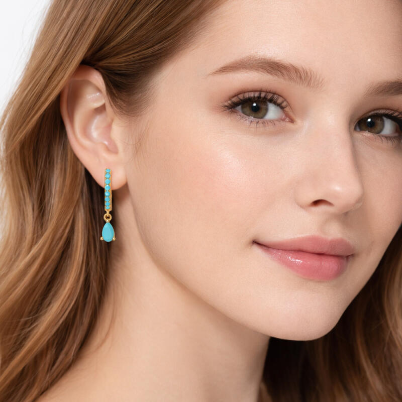 Sellier 925 Silver Waterdrop Color Cubic Earrings green
Sellier 925 Silver Waterdrop Color Cubic Earrings green
