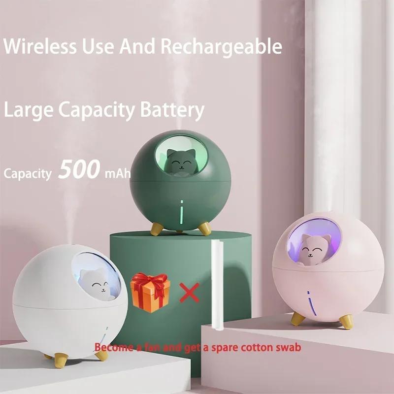 Перезаряжаемый беспроводной USB-порт, цветные лампы, мини-ультразвуковой туманообразователь, домашний автомобиль, офис, диффузоры, очиститель, милый увлажнитель для кошек
Перезаряжаемый беспроводной USB-порт, цветные лампы, мини-ультразвуковой туманообразователь, домашний автомобиль, офис, диффузоры, очиститель, милый увлажнитель для кошек