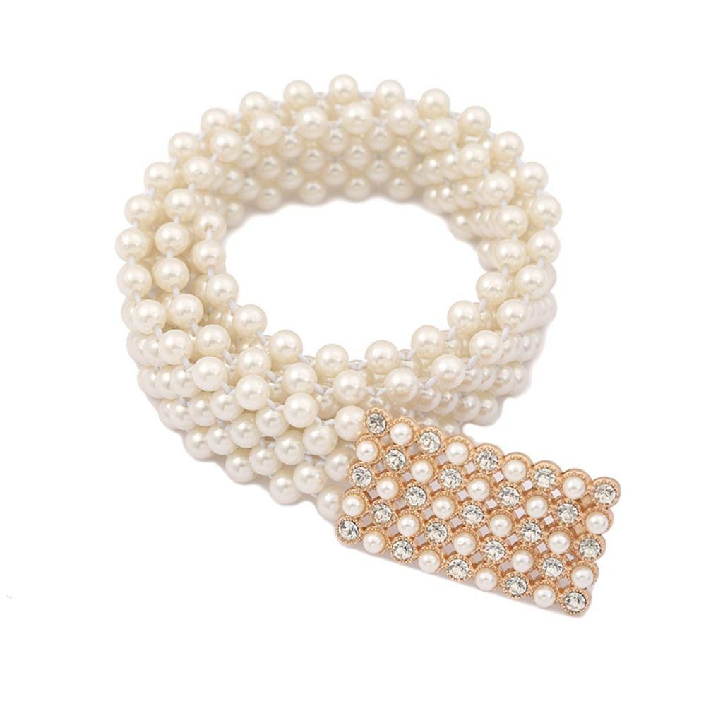 Широкий еластичний пояс Bling Women Waist Belt Sweet Pearl Waist Belt Skirt Decorative Style E
Широкий еластичний пояс Bling Women Waist Belt Sweet Pearl Waist Belt Skirt Decorative Style E