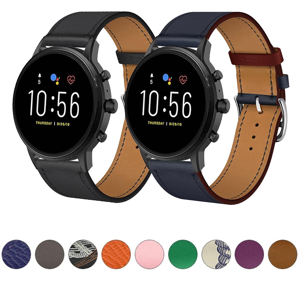 Charm Leather Strap For Fossil gen 6 44mm Gen6 / gen 5 5e 44mm /Gen5 LTE 45mm Straps Band Replacement Bracelet Wrist Watchbands 22mm
Charm Leather Strap For Fossil gen 6 44mm Gen6 / gen 5 5e 44mm /Gen5 LTE 45mm Straps Band Replacement Bracelet Wrist Watchbands 22mm