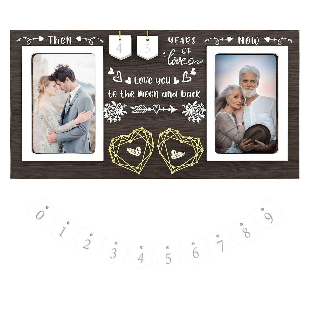 4x6 дюймов : Годовщина фоторамка деревянная свадьба помолвка девичник пара 
4x6 дюймов : Годовщина фоторамка деревянная свадьба помолвка девичник пара