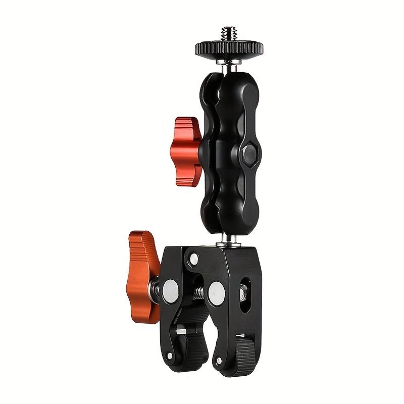 A Versatile Super Clamp with a Universal Aluminum Alloy Featuring 1/4 And 3/8 Screw Holes Suitable for GPS Devices Phone Mounts And Action Cameras Ball Head+Clamp
A Versatile Super Clamp with a Universal Aluminum Alloy Featuring 1/4 And 3/8 Screw Holes Suitable for GPS Devices Phone Mounts And Action Cameras Ball Head+Clamp