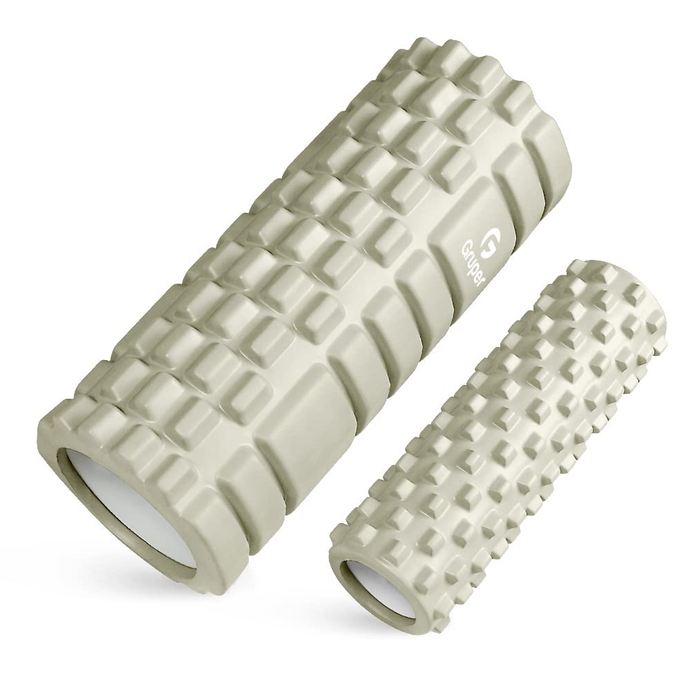 Gruper Foam Roller Fascia Release Set из 2 больших и маленьких роликов для растяжки и укладки, сетчатый ролик для укладки (Грейдж)
Gruper Foam Roller Fascia Release Set из 2 больших и маленьких роликов для растяжки и укладки, сетчатый ролик для укладки (Грейдж)