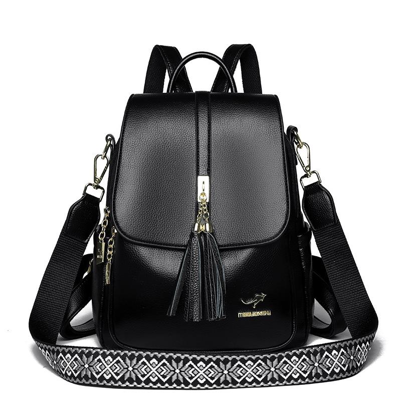 Простой и модный рюкзак для женщин, универсальный для поездок на работу и одноплечная сумка большой вместимости чёрный
Простой и модный рюкзак для женщин, универсальный для поездок на работу и одноплечная сумка большой вместимости чёрный