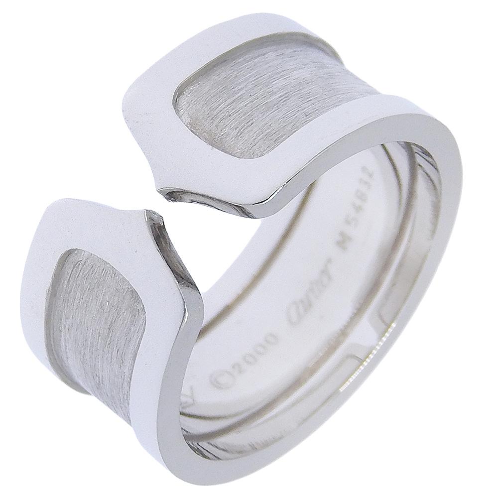 CARTIER C2 Ring K18 white gold #8.6(US Size) 12.5g mens Used
CARTIER C2 Ring K18 white gold #8.6(US Size) 12.5g mens Used