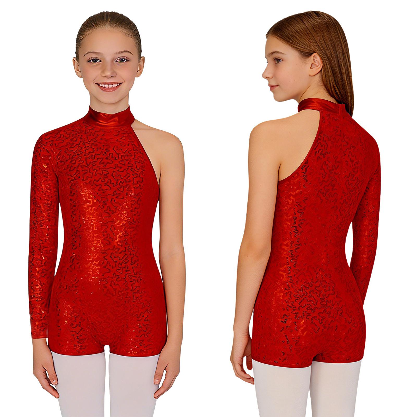 Діти Дівчата Короткий комбінезон з довгим рукавом і блискучими паєтками Катання на ковзанах Трико для джазового танцю 9-10 Years червоний
Діти Дівчата Короткий комбінезон з довгим рукавом і блискучими паєтками Катання на ковзанах Трико для джазового танцю 9-10 Years червоний