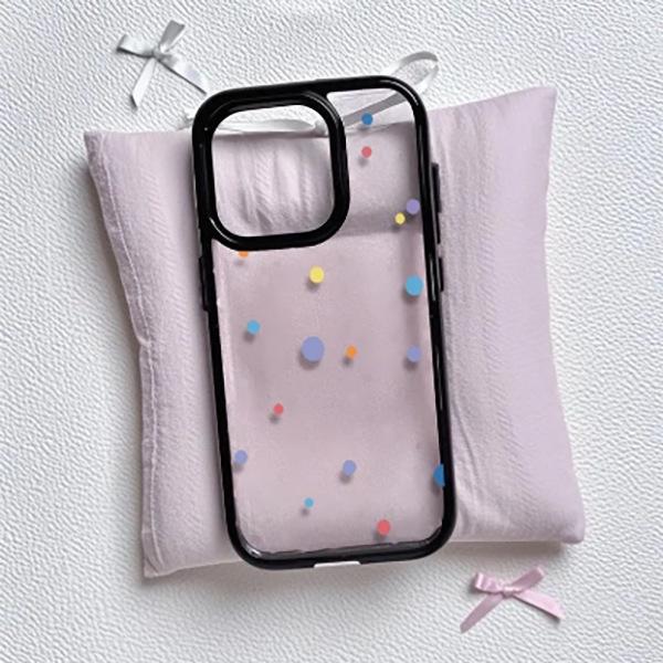 Black Frame Colorful Polka Dots Case for 17ProMax Acrylic 16, New 15Pro, Cartoon 14, Simple 13 iPhone 15 Pro Max
Black Frame Colorful Polka Dots Case for 17ProMax Acrylic 16, New 15Pro, Cartoon 14, Simple 13 iPhone 15 Pro Max