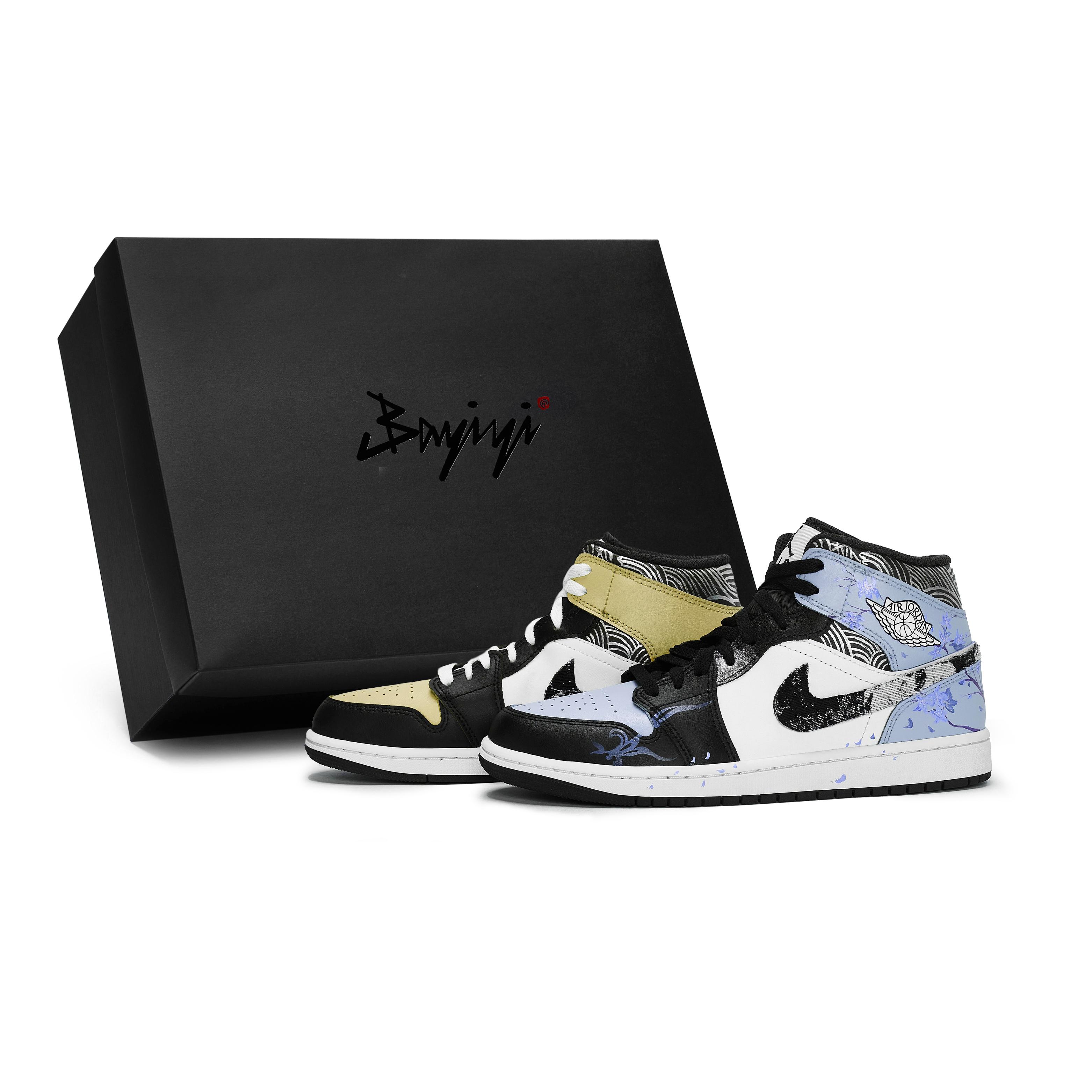 Jordan Air Jordan 1 811 Manufacturing, Peach Blossom And Apricot Melody Blue Yellow, Special Shoe Box Mid top DQ8426-001(Team80-S-BOX) 38.5
Jordan Air Jordan 1 811 Manufacturing, Peach Blossom And Apricot Melody Blue Yellow, Special Shoe Box Mid top DQ8426-001(Team80-S-BOX) 38.5