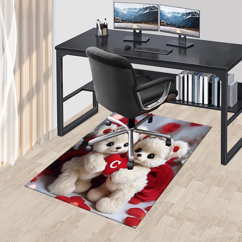 1pc Teddy Bear Love Heart Chair Mat - Anime Cartoon Design, Valentine s Day Gift, Non-Slip Carpet for Office Chair, Suitable for Home Decor, Living Ro 60cm by 90cm
1pc Teddy Bear Love Heart Chair Mat - Anime Cartoon Design, Valentine s Day Gift, Non-Slip Carpet for Office Chair, Suitable for Home Decor, Living Ro 60cm by 90cm