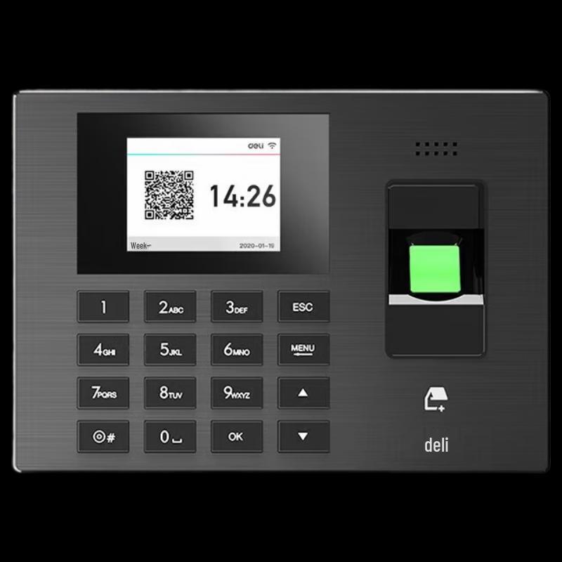 Deli Smart Cloud Fingerprint Time Clock
Deli Smart Cloud Fingerprint Time Clock