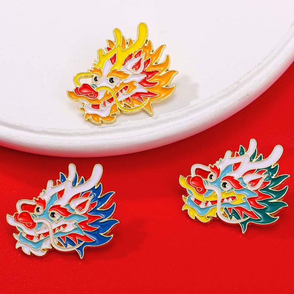Dragon Year Dragon Head Brooch 2024 Year Cartoon Pin Brooch Shirt Pin Dragon Year Brooch Jewelry
Dragon Year Dragon Head Brooch 2024 Year Cartoon Pin Brooch Shirt Pin Dragon Year Brooch Jewelry