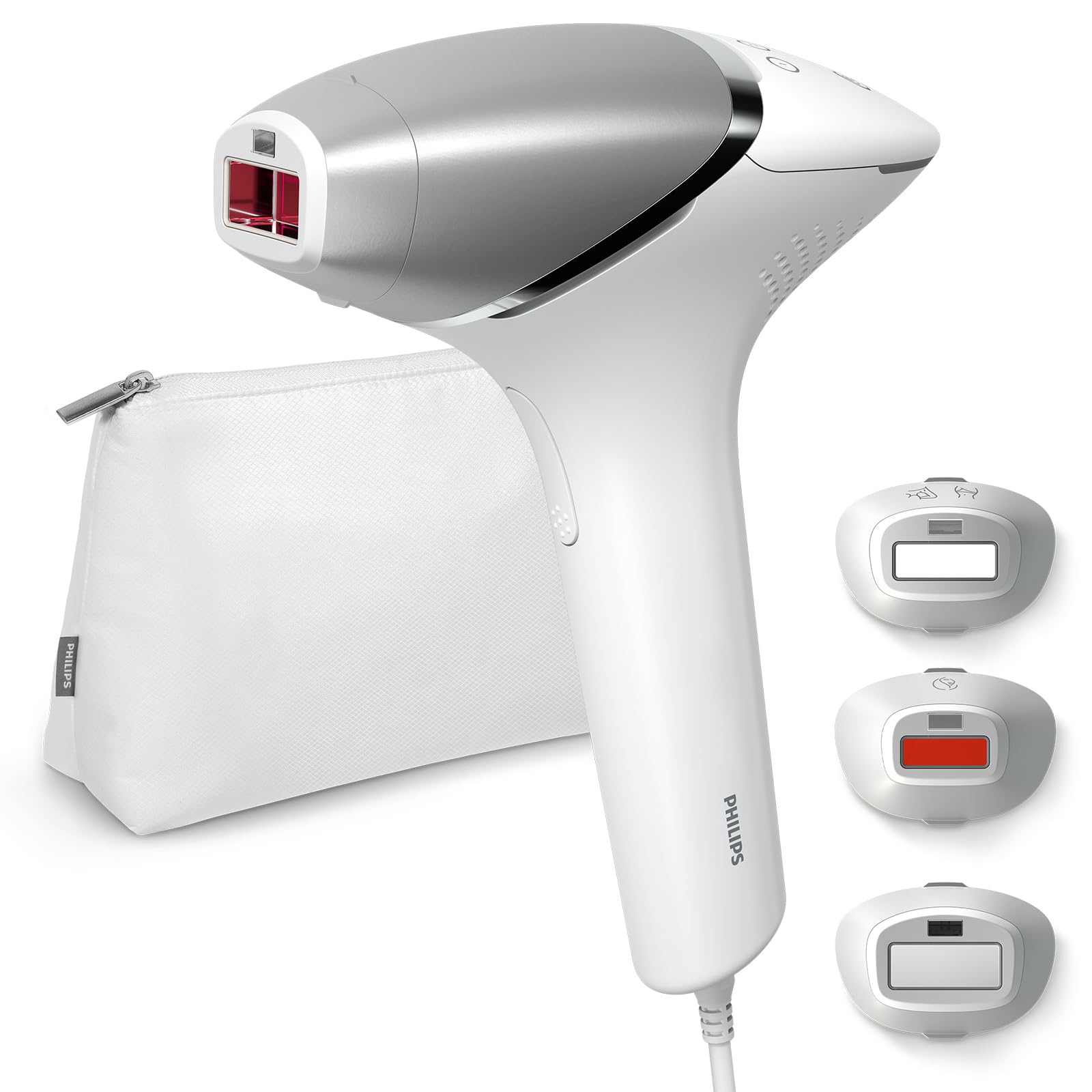 Philips Optical Beauty Device Lumea 8000 VI Line with Body Attachment Silver Hair Device Device Women Women Men Face/Full BRI946/70 Категорія [2024 срібний
Philips Optical Beauty Device Lumea 8000 VI Line with Body Attachment Silver Hair Device Device Women Women Men Face/Full BRI946/70 Категорія [2024 срібний