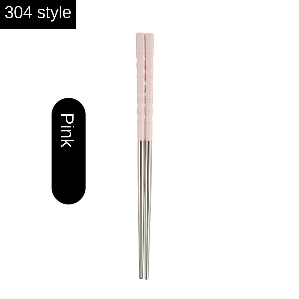 Палочки для еды из нержавеющей стали, многоразовые, нескользящие, нескользящие палочки для еды, столовые приборы, кухонные принадлежности
