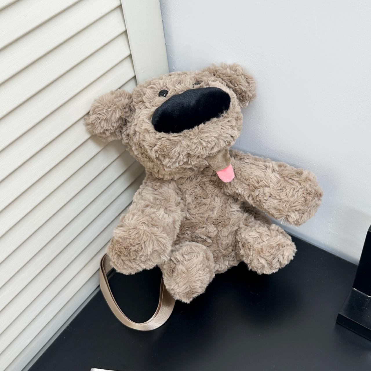 New Cartoon Puppy Plush Doll Crossbody Bag Cute Simulation Animal Puppy Shoulder Bag Birthday Gift Coin Purse Storage Bag 29x18x11cm сірий
New Cartoon Puppy Plush Doll Crossbody Bag Cute Simulation Animal Puppy Shoulder Bag Birthday Gift Coin Purse Storage Bag 29x18x11cm сірий