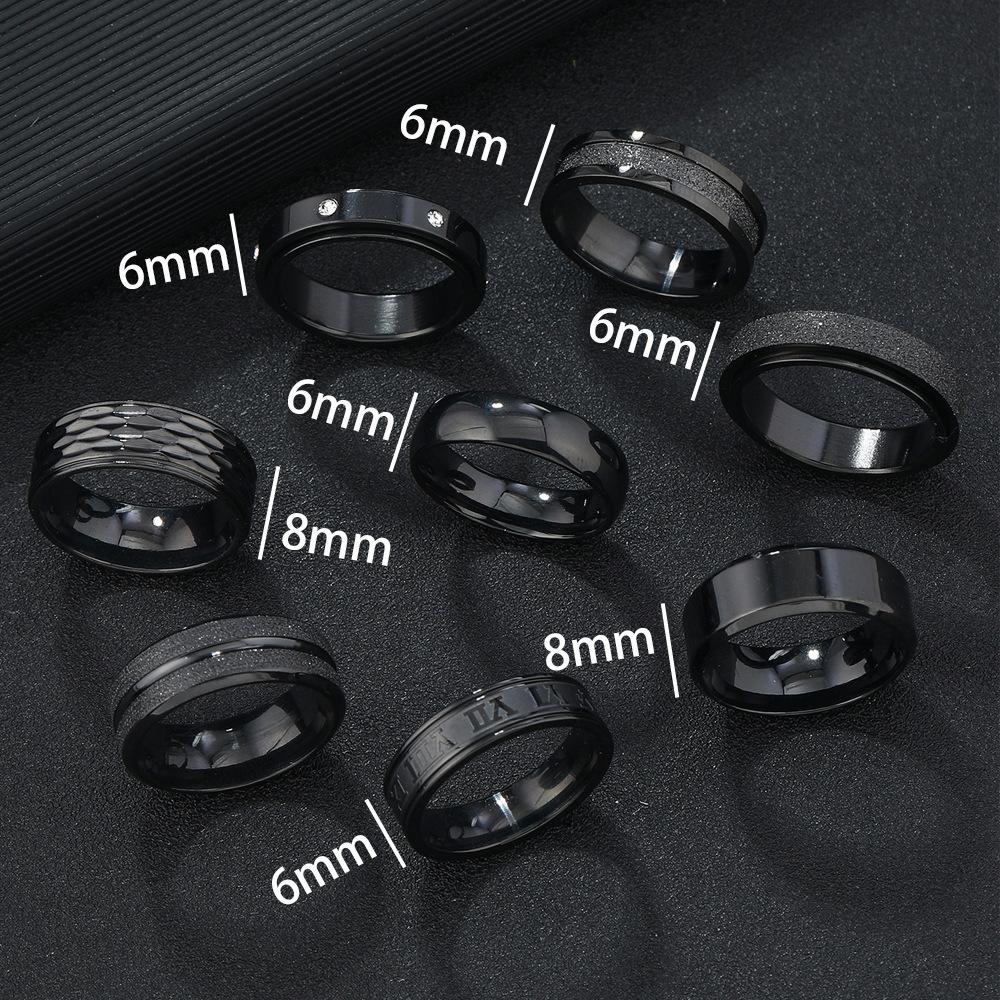 Stainless steel jewelry groove matte men s ring does not fade fashionable simple titanium steel ring no. 9
Stainless steel jewelry groove matte men s ring does not fade fashionable simple titanium steel ring no. 9