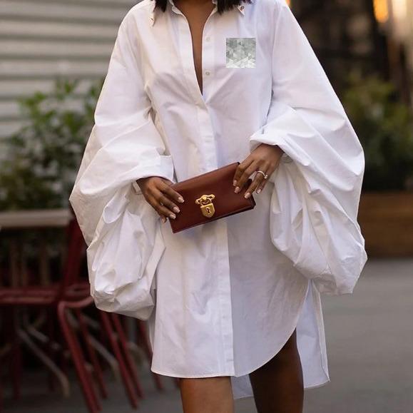 Women s Long Sleeve Slimming Slit Shirt Dress - Autumn/Winter European & American Mid-length Style (M3108L) XL білий
Women s Long Sleeve Slimming Slit Shirt Dress - Autumn/Winter European & American Mid-length Style (M3108L) XL білий