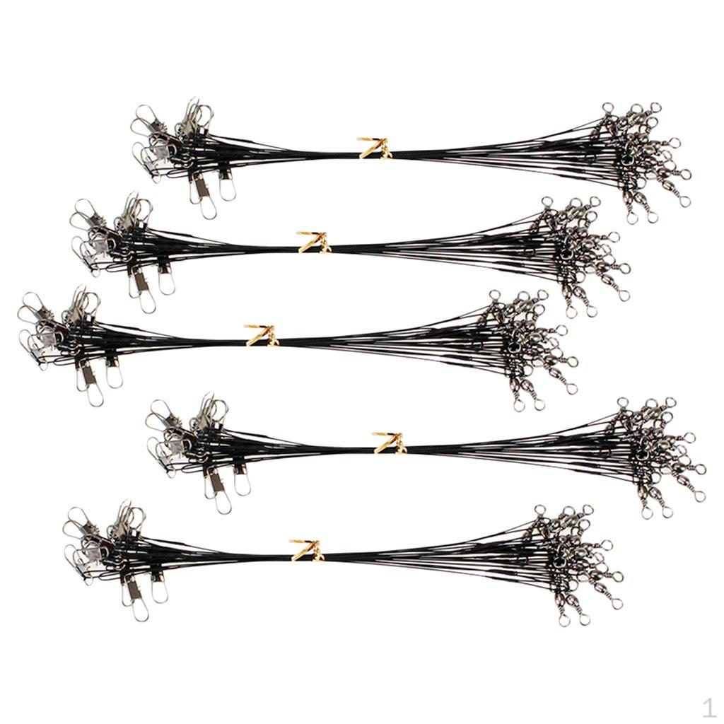5 of Heavy Duty Stainless Steel Fishing Ropes & Swivels Snaps Black 15cm
5 of Heavy Duty Stainless Steel Fishing Ropes & Swivels Snaps Black 15cm