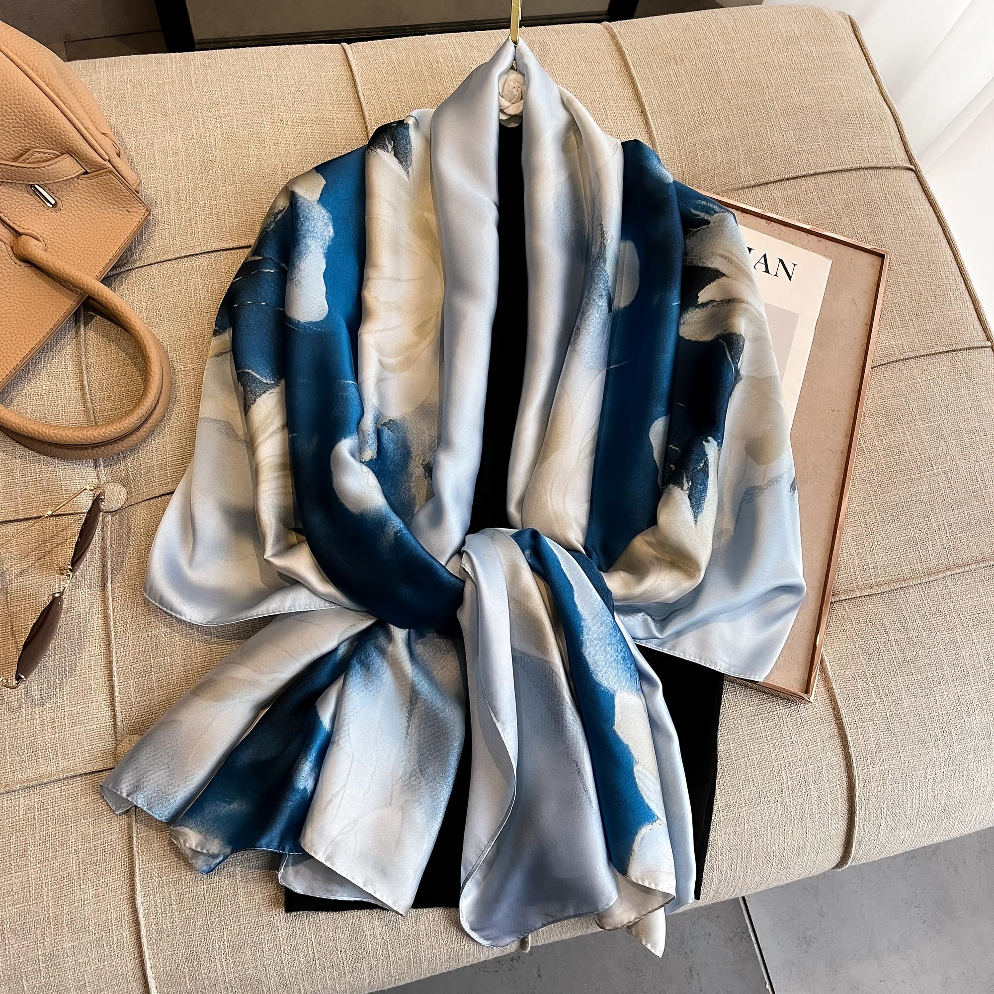 Spring Scarf Women S Luxury Design Scarf Silk Smooth Scarf Soft Muslim Headband Shawl Beach 90X180Cm
Spring Scarf Women S Luxury Design Scarf Silk Smooth Scarf Soft Muslim Headband Shawl Beach 90X180Cm
