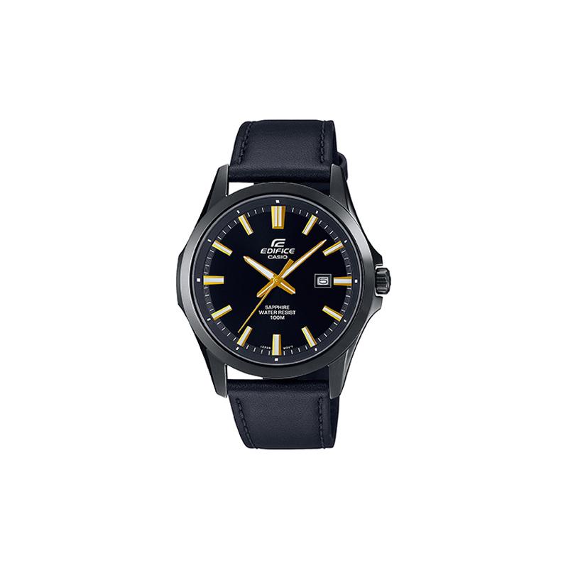 Casio EDIFICE series simple 100 meters waterproof quartz movement leather strap Japanese and Korean watch 42.4mm men s watch black EFB-106CL-1AVUPR чёрный
Casio EDIFICE series simple 100 meters waterproof quartz movement leather strap Japanese and Korean watch 42.4mm men s watch black EFB-106CL-1AVUPR чёрный
