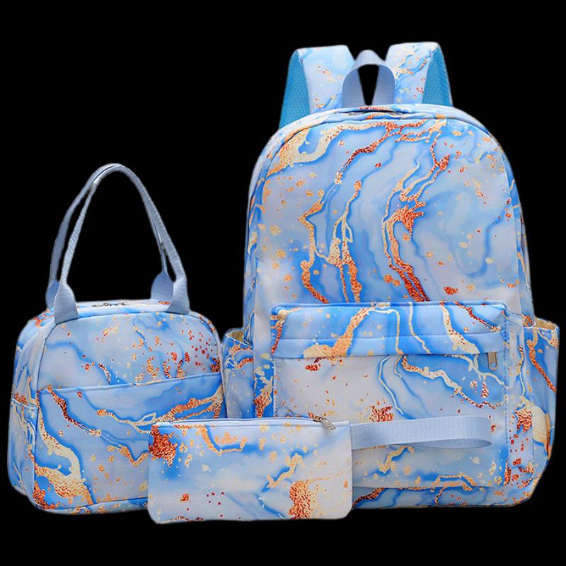 Lightweight Waterproof Student Backpack 3-Piece Set
Lightweight Waterproof Student Backpack 3-Piece Set