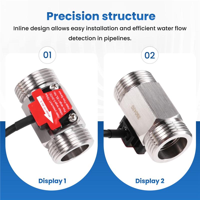 A20F-YF-B5-S 50Mm Hall Effect Flow Meter Water Flow Sensor Liquid Flow Meter Industrial Fluid Flow Rate Sensor For Plumbing як показано кольору
A20F-YF-B5-S 50Mm Hall Effect Flow Meter Water Flow Sensor Liquid Flow Meter Industrial Fluid Flow Rate Sensor For Plumbing як показано кольору