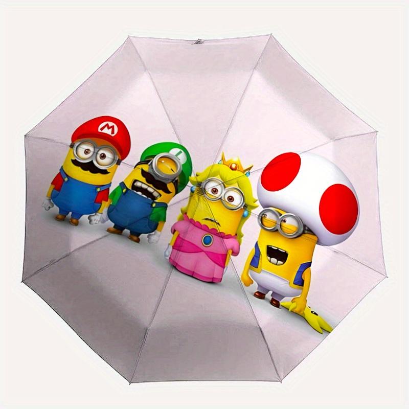 1pc Minion Mario Automatic Umbrella Durable Iron Frame & Plastic Handle, Gift for Men & Women, Sturdy Construction,Playful Design yy250826094
1pc Minion Mario Automatic Umbrella Durable Iron Frame & Plastic Handle, Gift for Men & Women, Sturdy Construction,Playful Design yy250826094