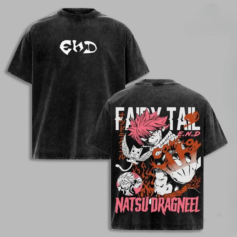 Vintage Washed Natsu Dragneel Graphic T-shirt Anime Fairy Tail Oversized T Shirt Men Women Clothing Cotton Short Sleeve Tees XXL
Vintage Washed Natsu Dragneel Graphic T-shirt Anime Fairy Tail Oversized T Shirt Men Women Clothing Cotton Short Sleeve Tees XXL