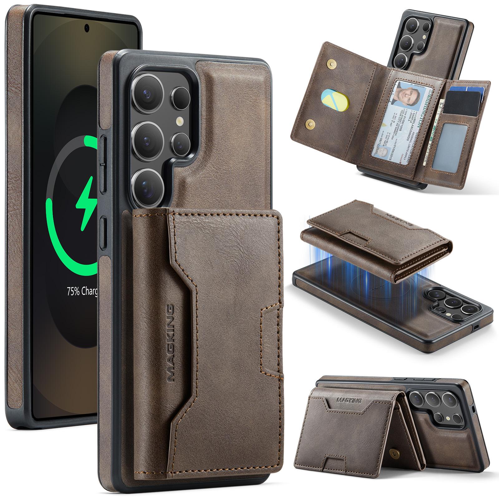 MAGKING Серія K4 Для Samsung Galaxy S26 Ultra Магнітний Чохол Знімний Гаманець PU TPU PC Чохол для Телефона
MAGKING Серія K4 Для Samsung Galaxy S26 Ultra Магнітний Чохол Знімний Гаманець PU TPU PC Чохол для Телефона