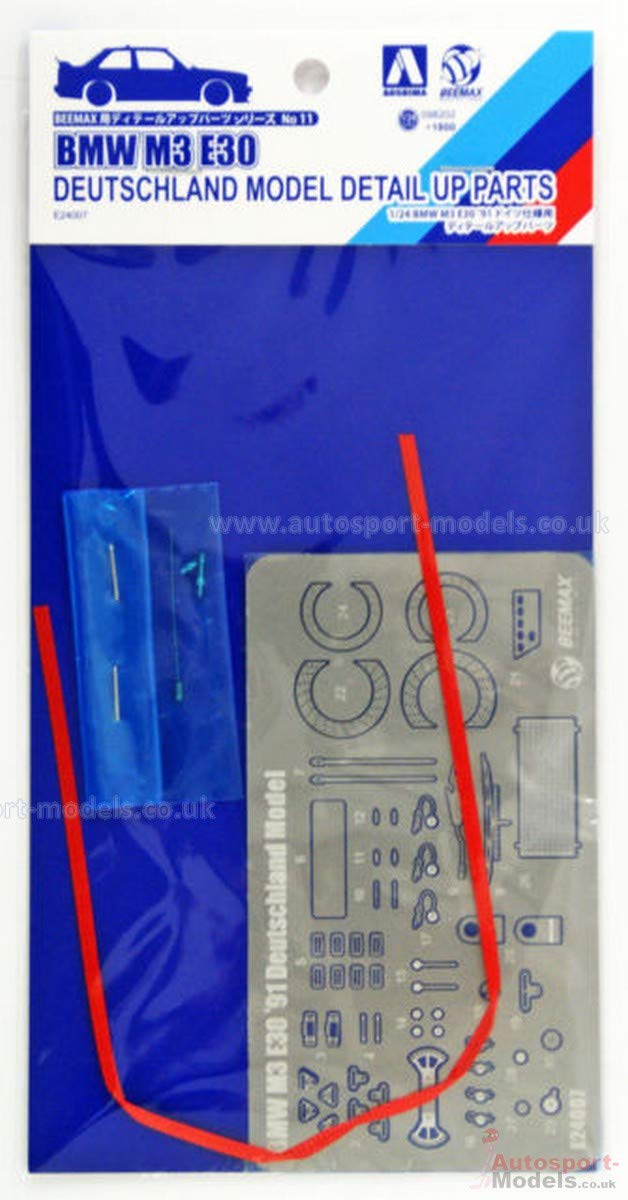 Aoshima Bunka Kyozaisha BEEMAX Detail Up Parts BMW M3 E30 1991 German Specification Detail Up Parts Plastic Model Parts 1/24 No.11
Aoshima Bunka Kyozaisha BEEMAX Detail Up Parts BMW M3 E30 1991 German Specification Detail Up Parts Plastic Model Parts 1/24 No.11