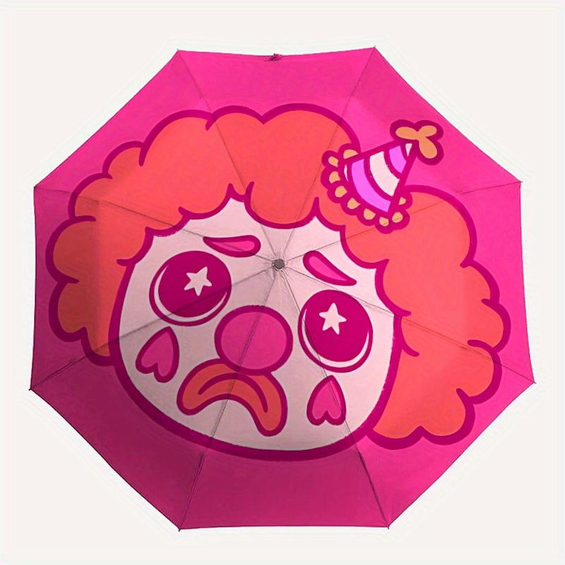 1pc Circus Clown Automatic Open/close Folding Umbrella, Compact Portable Travel Umbrella, Durable Construction yy250809054
1pc Circus Clown Automatic Open/close Folding Umbrella, Compact Portable Travel Umbrella, Durable Construction yy250809054