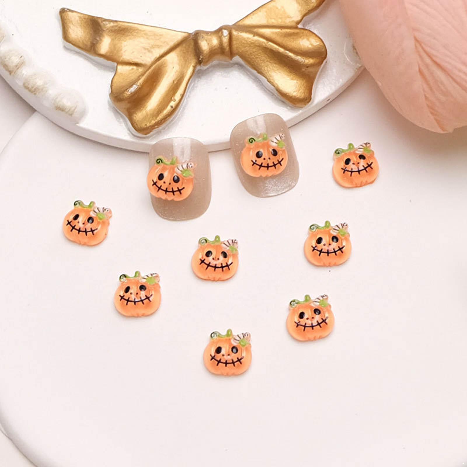 20Pcs Halloween Nail Art Charms 3D Cute Pumpkin Ghost Cartoon Clown Resin Charms for Nail Designs DIY Craft Decorations One Size
20Pcs Halloween Nail Art Charms 3D Cute Pumpkin Ghost Cartoon Clown Resin Charms for Nail Designs DIY Craft Decorations One Size