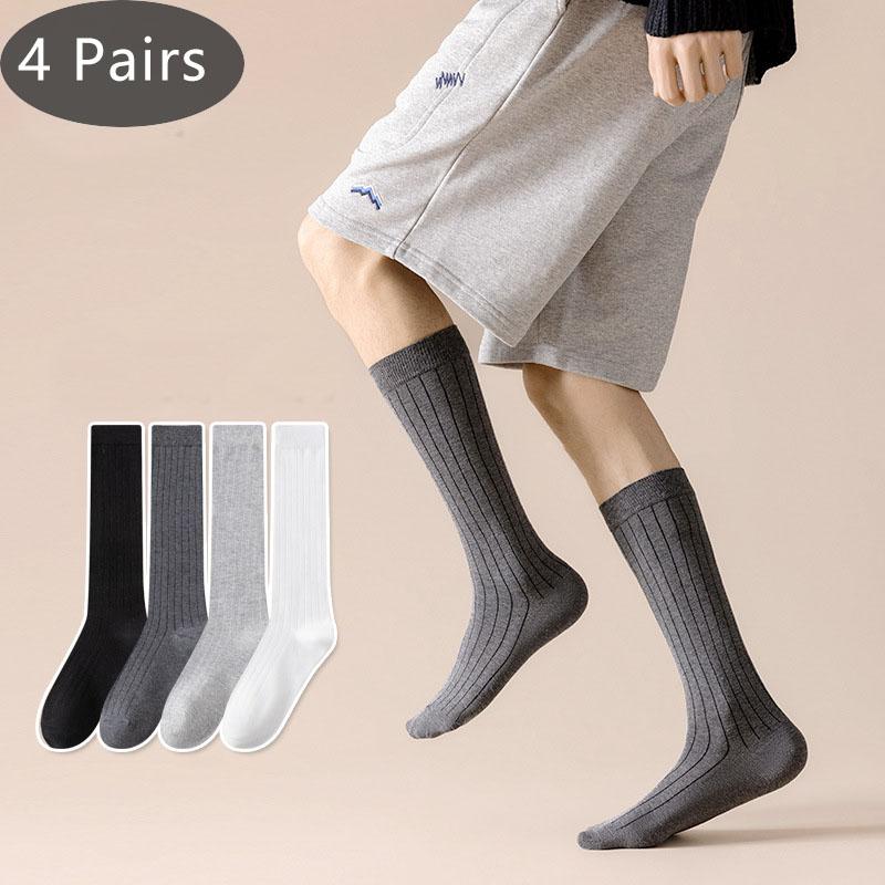 4 Pairs Man Long Socks Business Cotton Striped Solid Anti-Bacterial,Breathable,Warm Below Knee Calf Crew Socks Gentleman Sokken EU39-44
4 Pairs Man Long Socks Business Cotton Striped Solid Anti-Bacterial,Breathable,Warm Below Knee Calf Crew Socks Gentleman Sokken EU39-44
