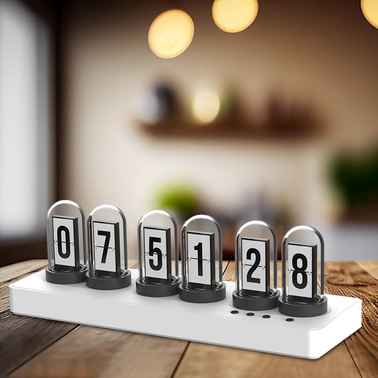 IPS Nixie Tube Clock Creative Electronic with Wi-Fi Sync, USB Powered Desktop Ornament Glow
IPS Nixie Tube Clock Creative Electronic with Wi-Fi Sync, USB Powered Desktop Ornament Glow