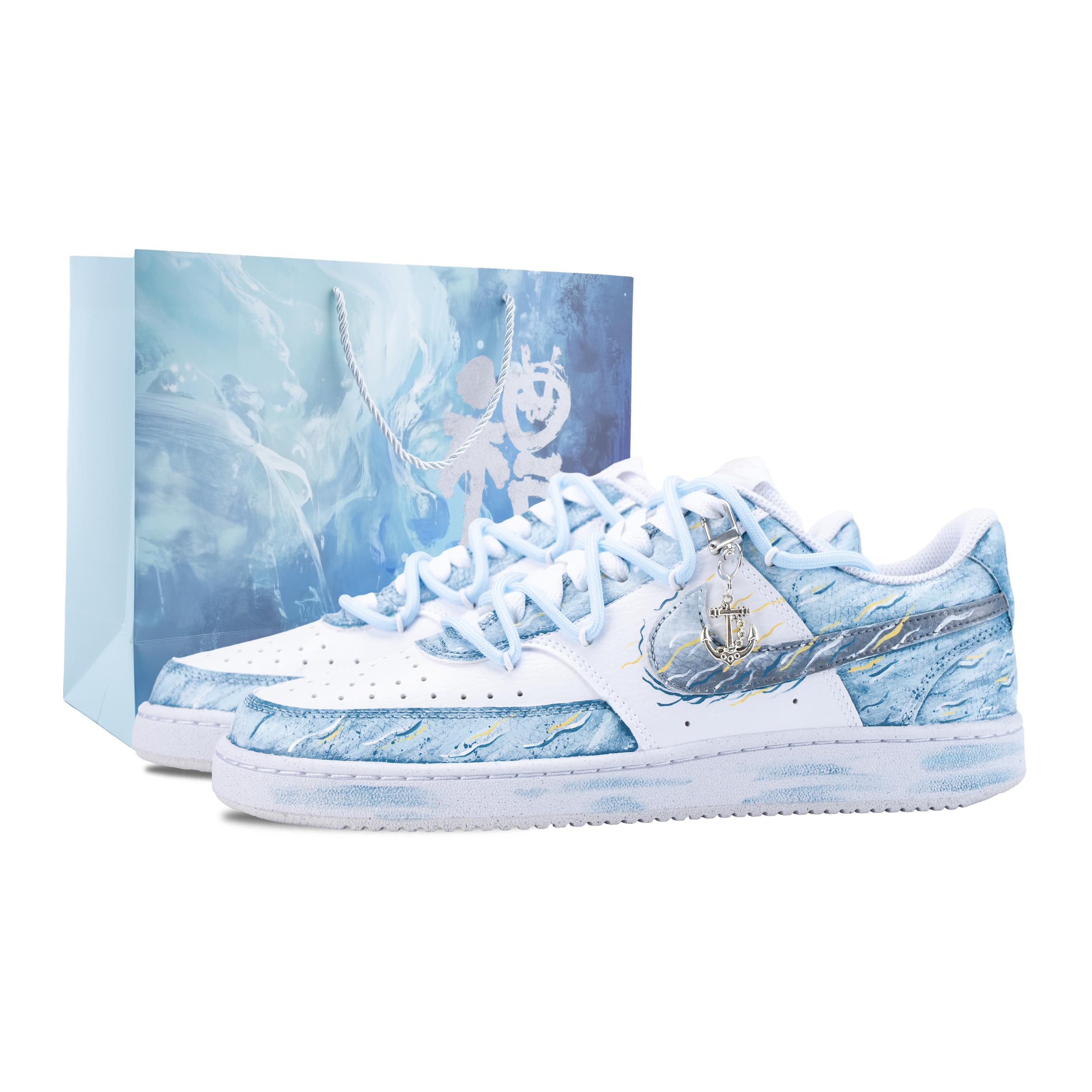 Nike Court Vision Cloud Tidal Dream Abrasion Resistant Slip Resistant Low top Skateboard Shoes Unisex White Blue DH2987-117(Team626-) 38.5
Nike Court Vision Cloud Tidal Dream Abrasion Resistant Slip Resistant Low top Skateboard Shoes Unisex White Blue DH2987-117(Team626-) 38.5