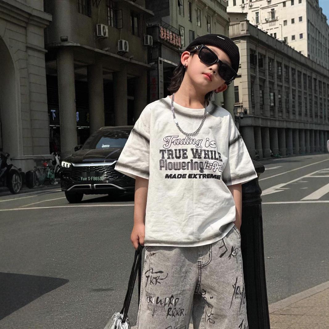 Children s Korean Style Cotton T-Shirt - Short-Sleeve, Loose Fit for Boys & Girls Summer Wear 120 cm білий
Children s Korean Style Cotton T-Shirt - Short-Sleeve, Loose Fit for Boys & Girls Summer Wear 120 cm білий