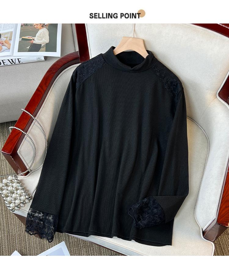 Plus Size Women s High-End Half-High Collar Base Shirt - Slimming Trendy Top for Sizes up to 300 Jin 5XL чорний
Plus Size Women s High-End Half-High Collar Base Shirt - Slimming Trendy Top for Sizes up to 300 Jin 5XL чорний